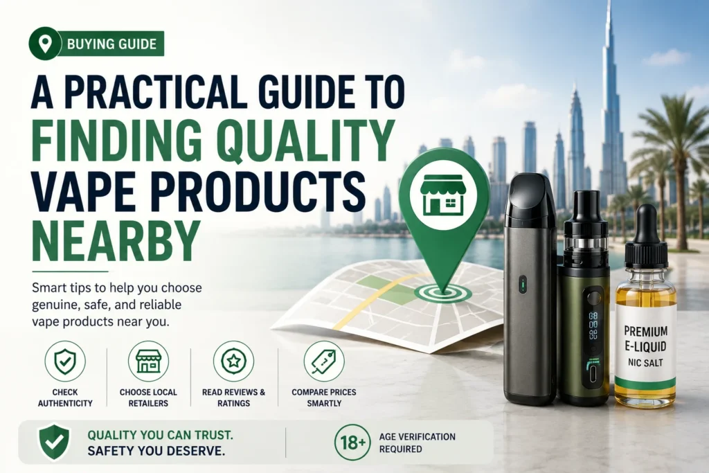A Practical Guide to Finding Quality Vape Products Nearby