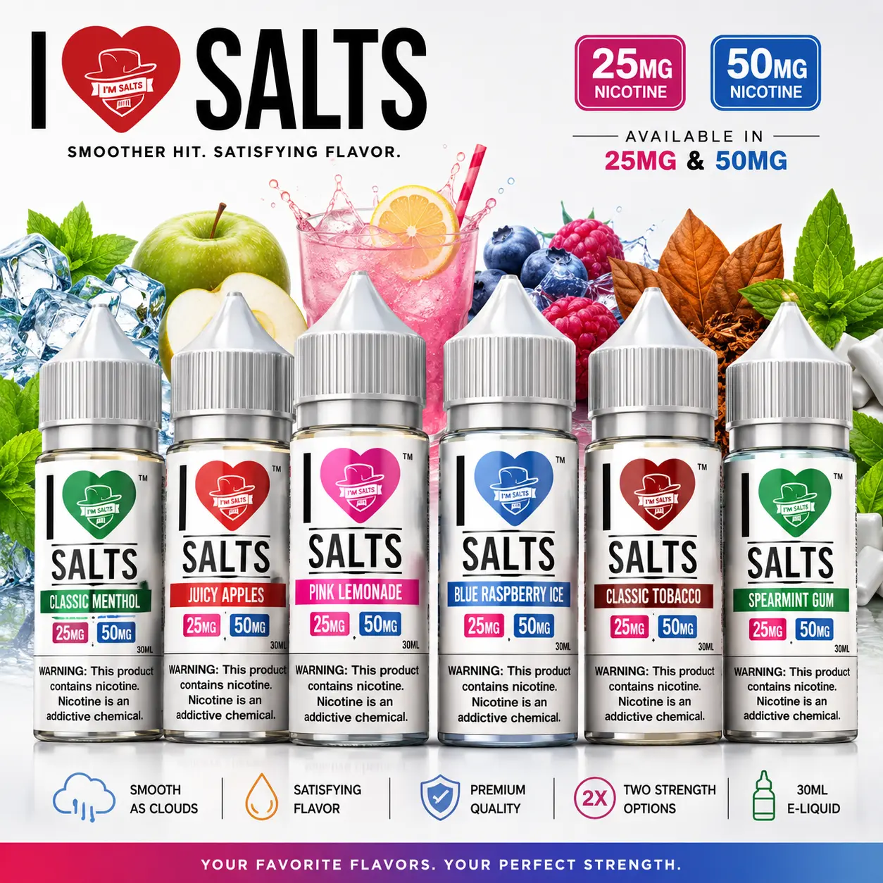 I Love Salts Nic Salt E-Liquid, popular pick