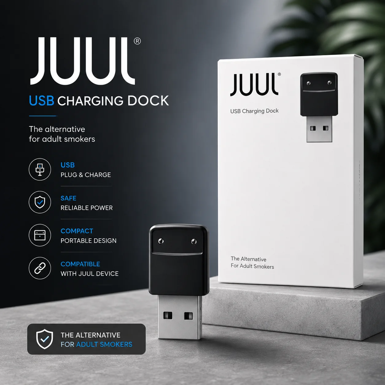 JUUL USB Charger – Spare Magnetic Charger, Dubai
