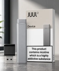 JUUL2 Rechargeable Pod Device – Silver, Dubai
