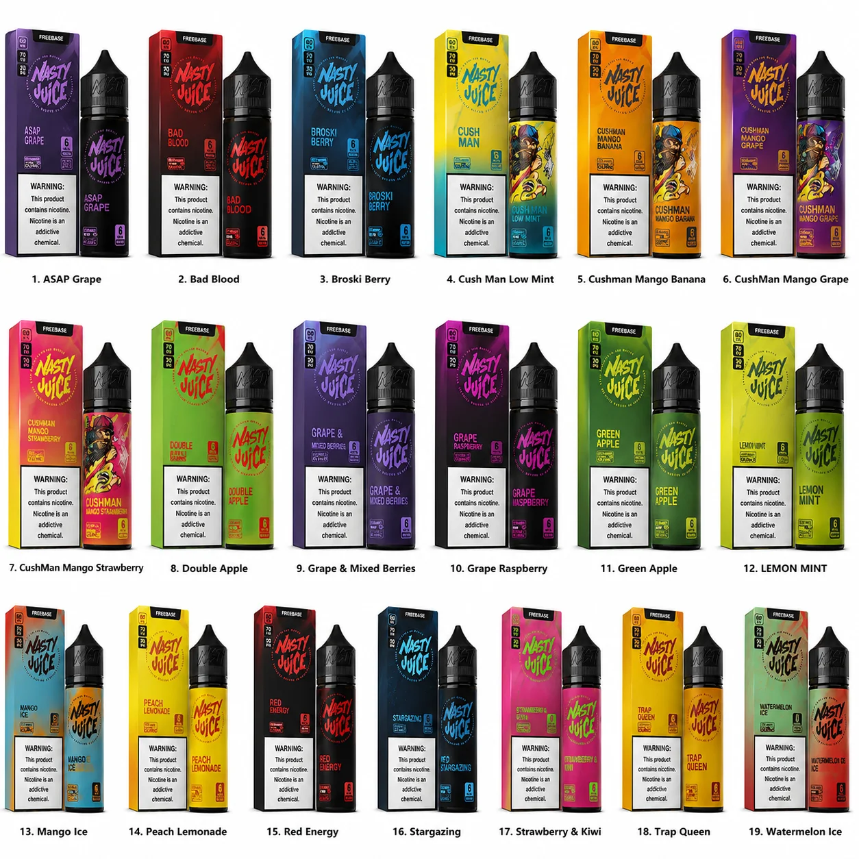 Nasty E-Juice – 60ml Vape Dubai Fast Delivery