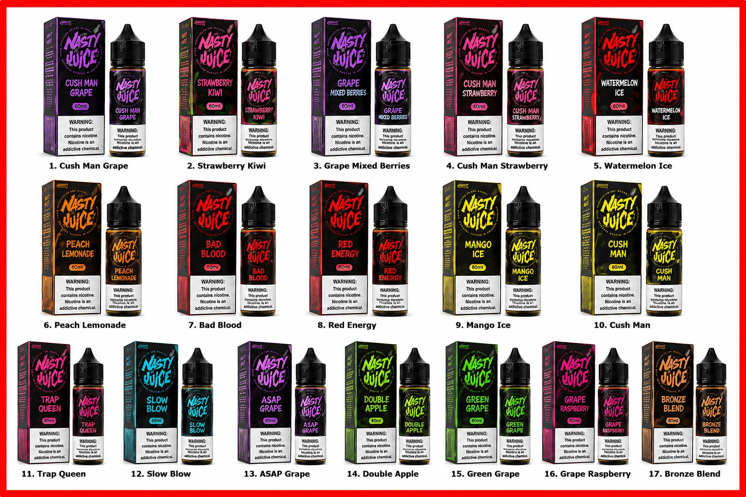 Nasty Salt Nic 30ml
