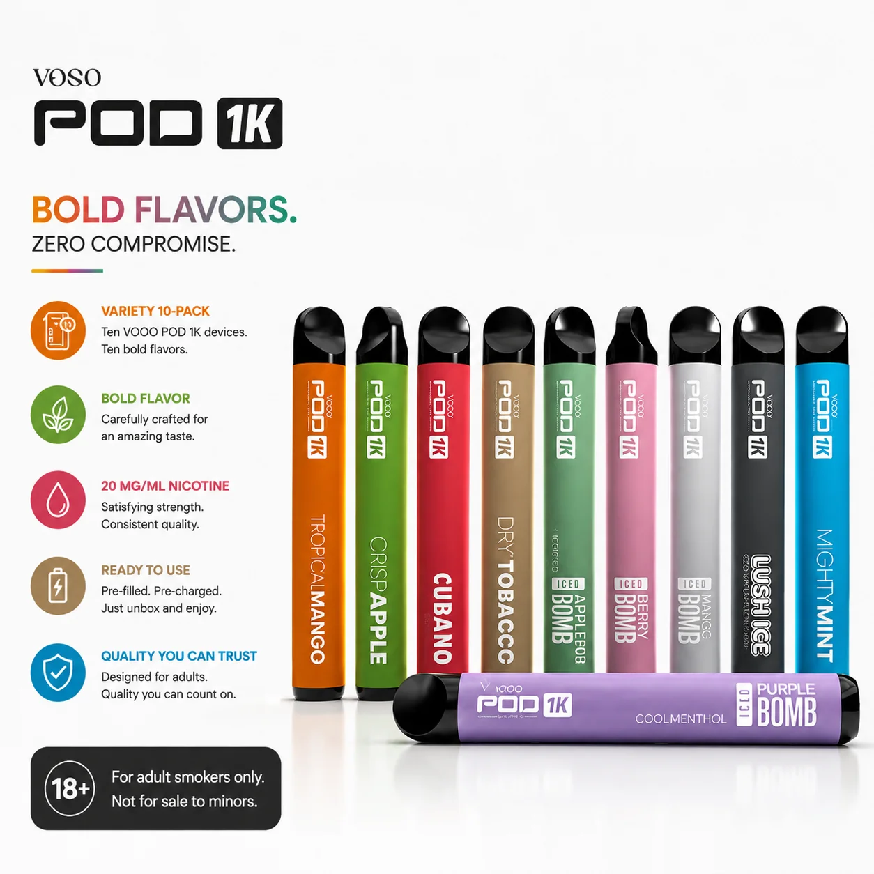 VGOD Pod 1K Disposable – Vape Dubai Fast Delivery