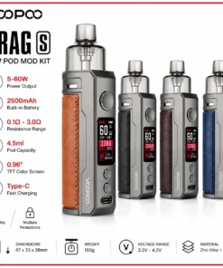 VOOPOO Drag S 60W Pod Mod – Vape Dubai Fast Delivery