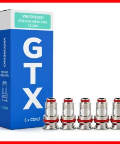 Vaporesso GTX Replacement Coils Pack of 5 (8W–60W Range)