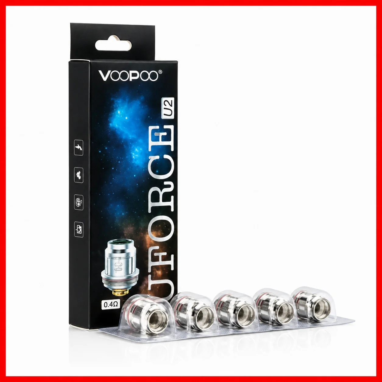 Voopoo UForce Coils High Performance Replacement Vape Coils (Pack of 5)