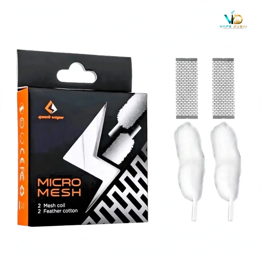 Geekvape Micro Mesh Coil And Cotton N80 0 17Ohm Dubai