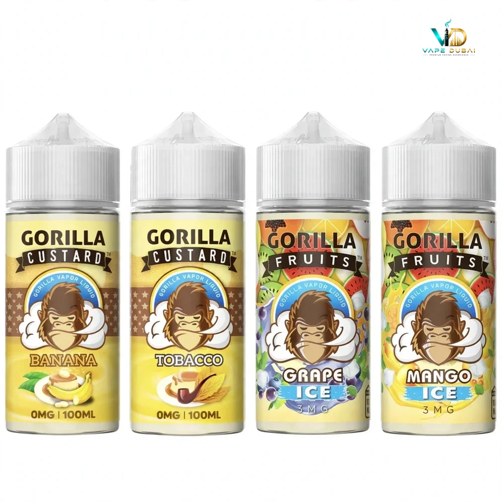 Gorilla Premium E Liquid 100Ml 3Mg Dubai