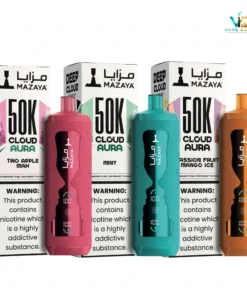 Mazaya 50K Cloud Aura 6Mg Disposable Vape Dubai