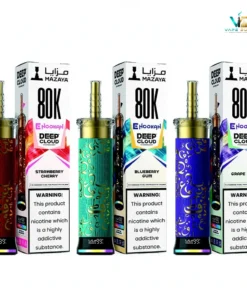 Mazaya E Hookah Deep Cloud 80K Puffs 6Mg Disposable Vape Dubai
