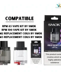 Smok Rpm 85 Pods Rpm 100 Empty Pods 3Pcs Vape Dubai Dubai